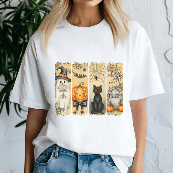 Spooky Season Shirt, Spooky Season Tee, Happy Halloween Shirt , Ghost Pumpkin Tshirt, Funny Holiday Gift,Horror Witchy