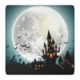 thumbnail image 1 of Spooky Season Stretch Tablecloth 36x36 Inch Square - Elastic Edge Design with Halloween Theme for Dining Table Protection, 1 of 6