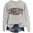 thumbnail image 1 of Spooky Season Sweatshirt Funny Halloween Spooky Women Graphic Tees Unisex, 1 of 7