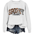 thumbnail image 1 of Spooky Season Sweatshirt Funny Halloween Spooky Women Graphic Tees Unisex, 1 of 7