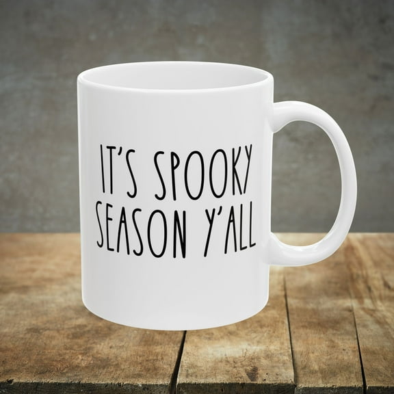 Spooky Season Y'all Mug Rae Dunn Inspired Ceramic Halloween Coffee Mug