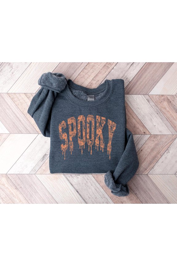 Spooky Shirt, Spooky Season Sweatshirt, Dripping season Tee, Fall Aesthetic Shirt, Gothic Lettering Sweatshirt, season Sweatshirt All Size S-5Xl