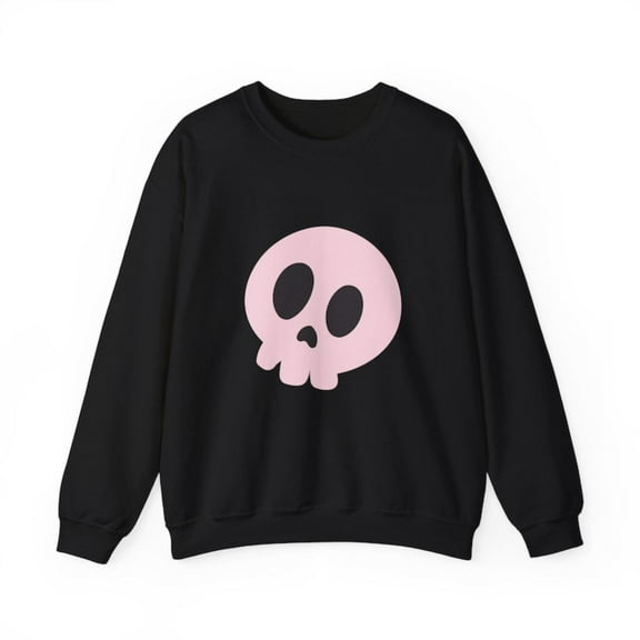 Spooky Skeleton Skull Sweatshirt for Men, Halloween Top, Crew neck Jumper, Graphic Sweatshirt, Long Sleeve Top，Cute，cotton，black，S-3XL