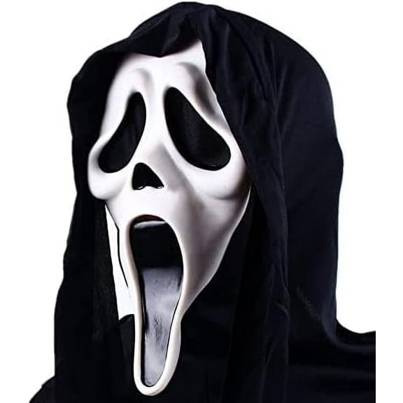 Spooky Skull Ghost Mask for Halloween Cosplay - Scary Costume Accessory