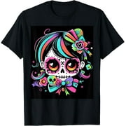 Spooky Skull Spirit Shirt: Unisex Halloween Tee with Bold and Eerie Graphic