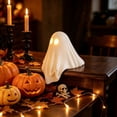 thumbnail image 1 of Spooky Small Ghost Statue Ornament, 3D-Printed Halloween Ghost Figurine, Spooky Small Ghost Statue Ornament, Indoor Tabletop Decor for Halloween Home Party & Mantel Display, 1 of 6