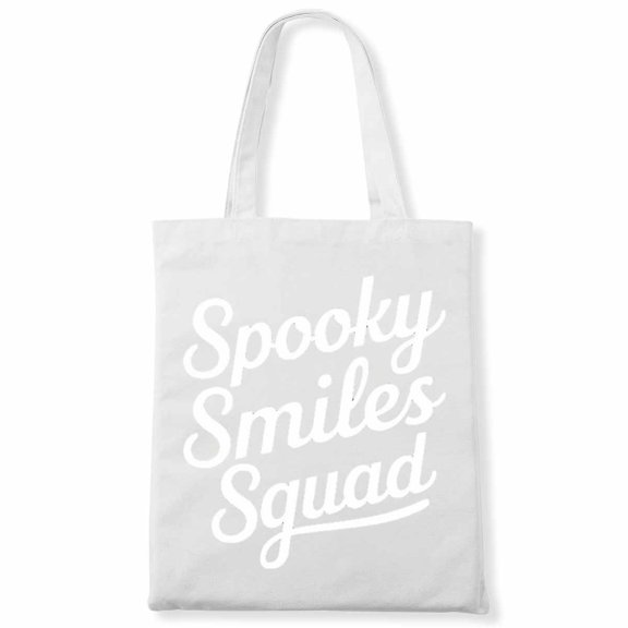 Spooky Smiles Squad Fall Leaves Sped Teacher Pumpkin Special Education Teacher Canvas Bag 1Pc