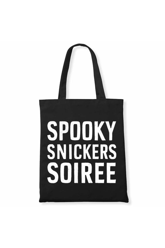 Spooky Snickers Soiree Lollipop Sweets Halloween Canvas Bag 2Pcs