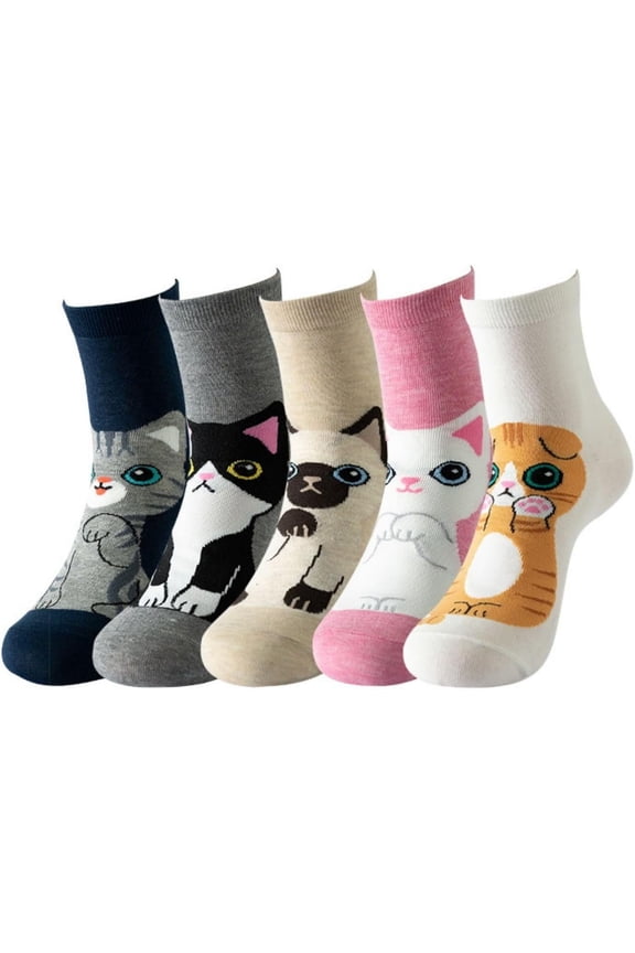 Spooky Socks 5pcs For Men And Women Halloween Socks Funny Novelty Scary Design Cotton Socks Winter Thick Warm Tube Socks