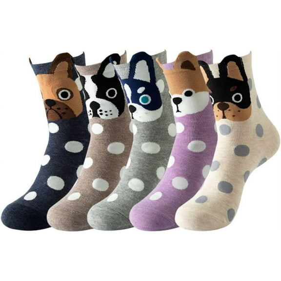 Spooky Socks 5pcs For Men And Women Halloween Socks Funny Novelty Scary Design Cotton Socks Winter Thick Warm Tube Socks