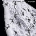 thumbnail image 1 of Spooky Spider Web, Halloween Spider Web Decoration with Fake Spiders, Super Stretchy Cobwebs Spider Webs, Halloween Decorations for Courtyard, Lawn,Porch, Haunted House, 1 of 9