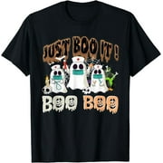 Spooky Spirit Trio: Halloween Ghost T-Shirt for Men and Women - Get Your Boo On!