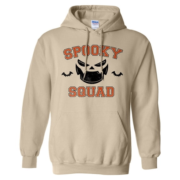 Spooky Squad Hoodie Sweatshirt Unisex Medium Sand