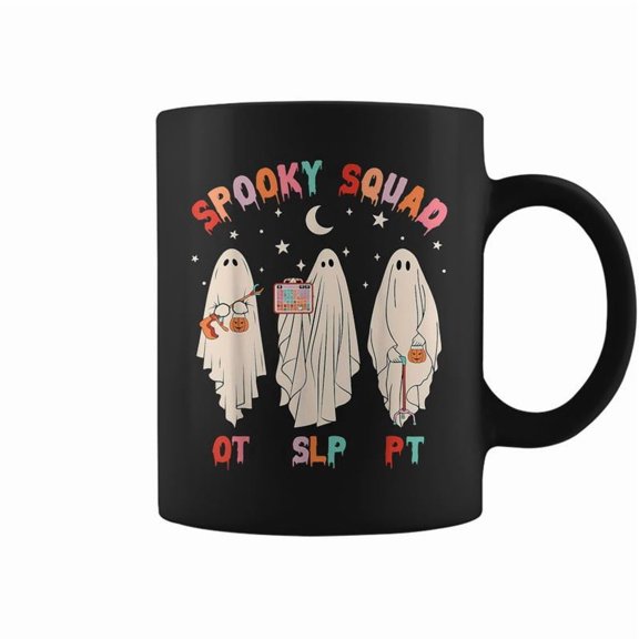 Spooky Squad Slp Ot Pt Ghost Occupational Therapy Coffee Mugs