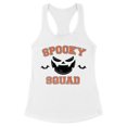 thumbnail image 1 of Spooky Squad Tank Top Fitted Racerback Women's Large White, 1 of 5