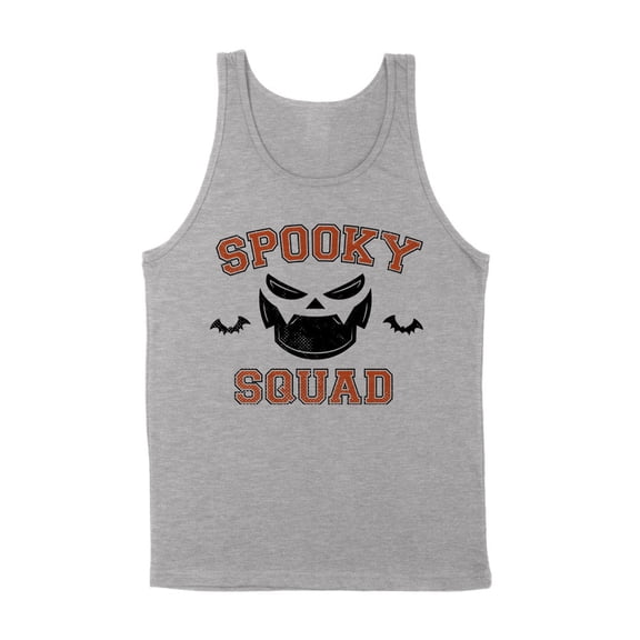 Spooky Squad Tank Top Unisex Small Grey