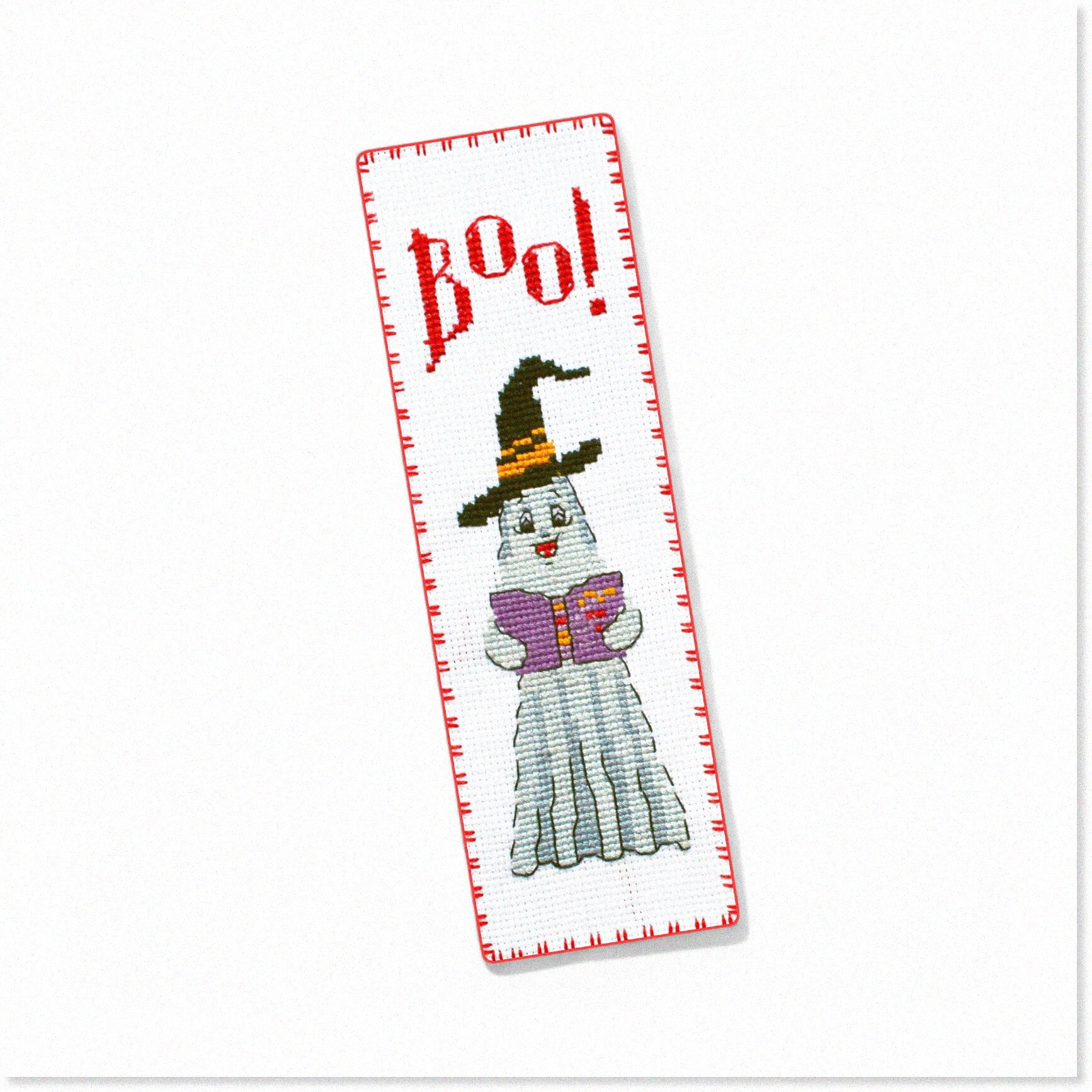 Spooky Stitcher's Delight: DIY Embroidery Kit for Adults - Boo! Counted ...