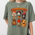 thumbnail image 1 of Spooky Summer Halloween Shirt, Trendy Ice Cream Character Tee, Funny Halloween Shirt, Summerween Graphic Shirt for Fall Fans, 1 of 5
