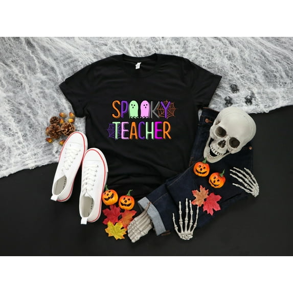 Spooky Teacher T-Shirt, Halloween Teacher Costume