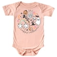 thumbnail image 1 of Spooky Things Shirts and Bodysuits for Baby and Toddler Youth Girls Halloween Outfits Peach Bodysuit 24 Months, 1 of 2