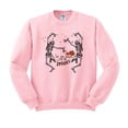 thumbnail image 1 of Spooky Tis the Season Sweatshirt Unisex 2X-Large Pink, 1 of 5