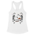 thumbnail image 1 of Spooky Tis the Season Tank Top Fitted Racerback Women's Large White, 1 of 5