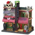 thumbnail image 1 of LEMAX The Skull and Rose Tattoo Studio, Battery Operated (4.5V) #15751, 1 of 2