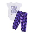 thumbnail image 1 of Spooky Vibes Chunky Thighs 2pc Halloween Layette (9m, Coffins), 1 of 6