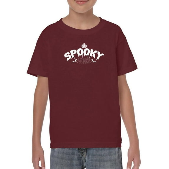 Spooky Vibes Creepy Style T-Shirt Juniors -Image by Shutterstock, x-Small