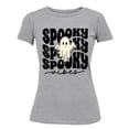 thumbnail image 1 of Spooky Vibes Cute Ghost Halloween Costume Women's T-shirt, 3XL, H. Grey, 1 of 6