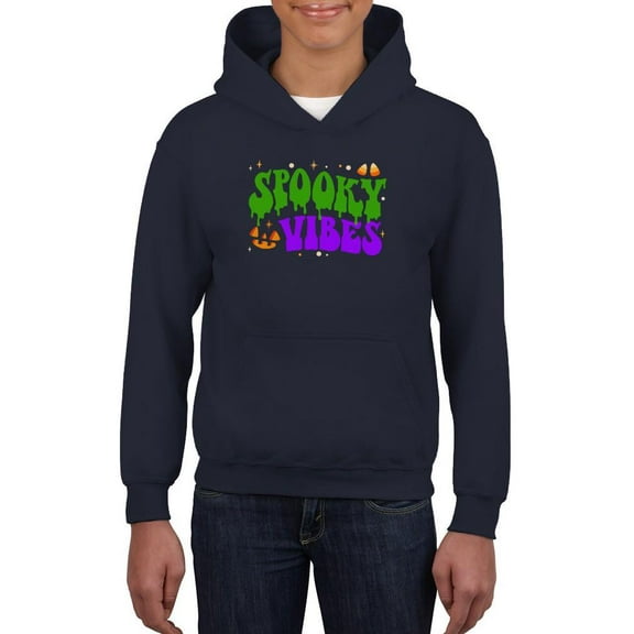 Spooky Vibes Hoodie Juniors -Image by Shutterstock,  Large