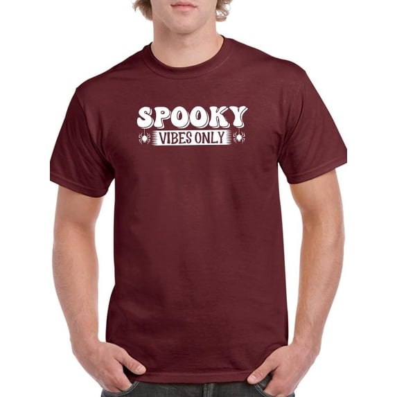 Spooky Vibes Only T-Shirt Men -Image by Shutterstock, Male Medium