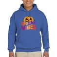 thumbnail image 1 of Spooky Vibes. Retro Pumpkin Hoodie Men -Image by Shutterstock, Male 4X-Large, 1 of 4