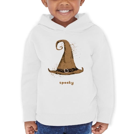 Spooky. Watercolor Witch Hat Hoodie Toddler -Image by Shutterstock, 4 Toddler