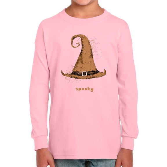 Spooky. Watercolor Witch Hat Long Sleeve Toddler -Image by Shutterstock, 4 Toddler