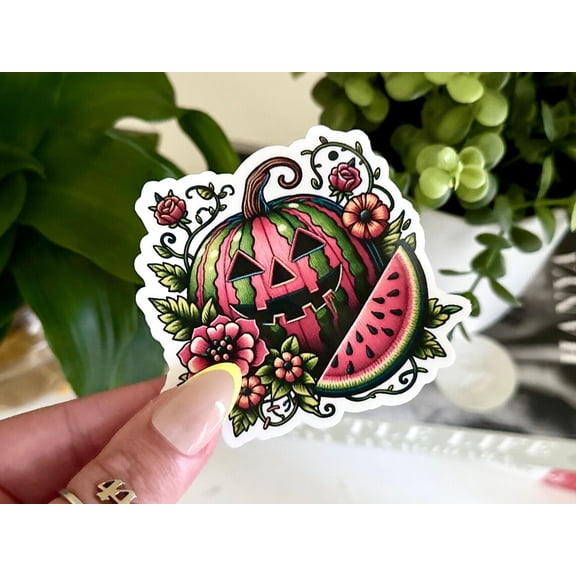 Spooky Watermelon Spooky Horror Sticker