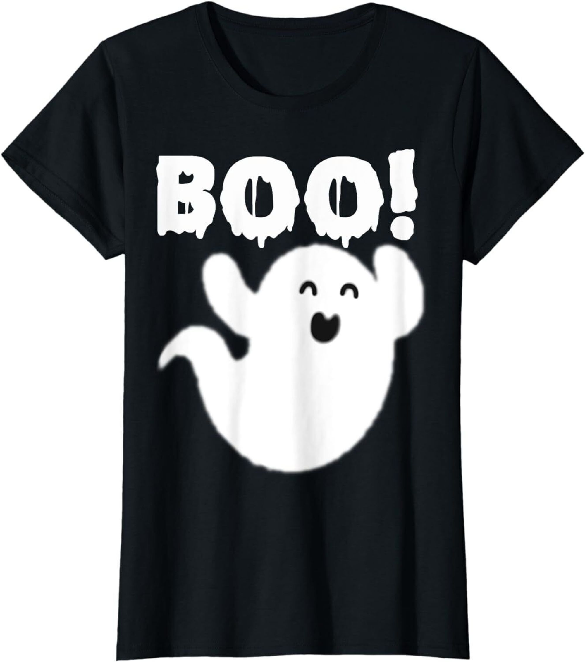 Spooky and Adorable Ghost Halloween Tee for Men and Women