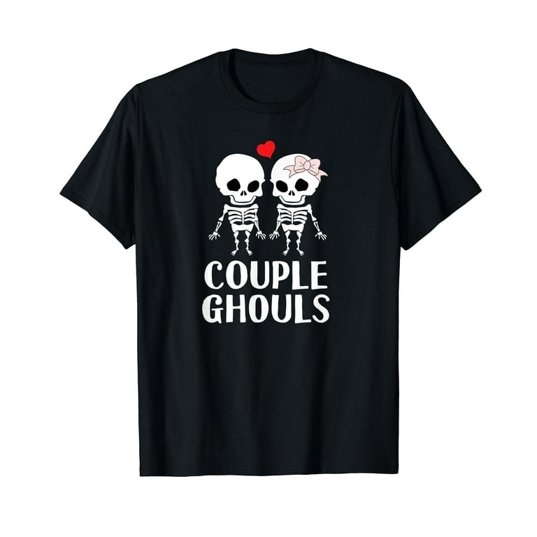 Spooky Lovers Couple Goals Couple Ghouls For Halloween T-Shirt Spooky Lovers Couple Goals Couple Ghouls For Halloween T-Shirt