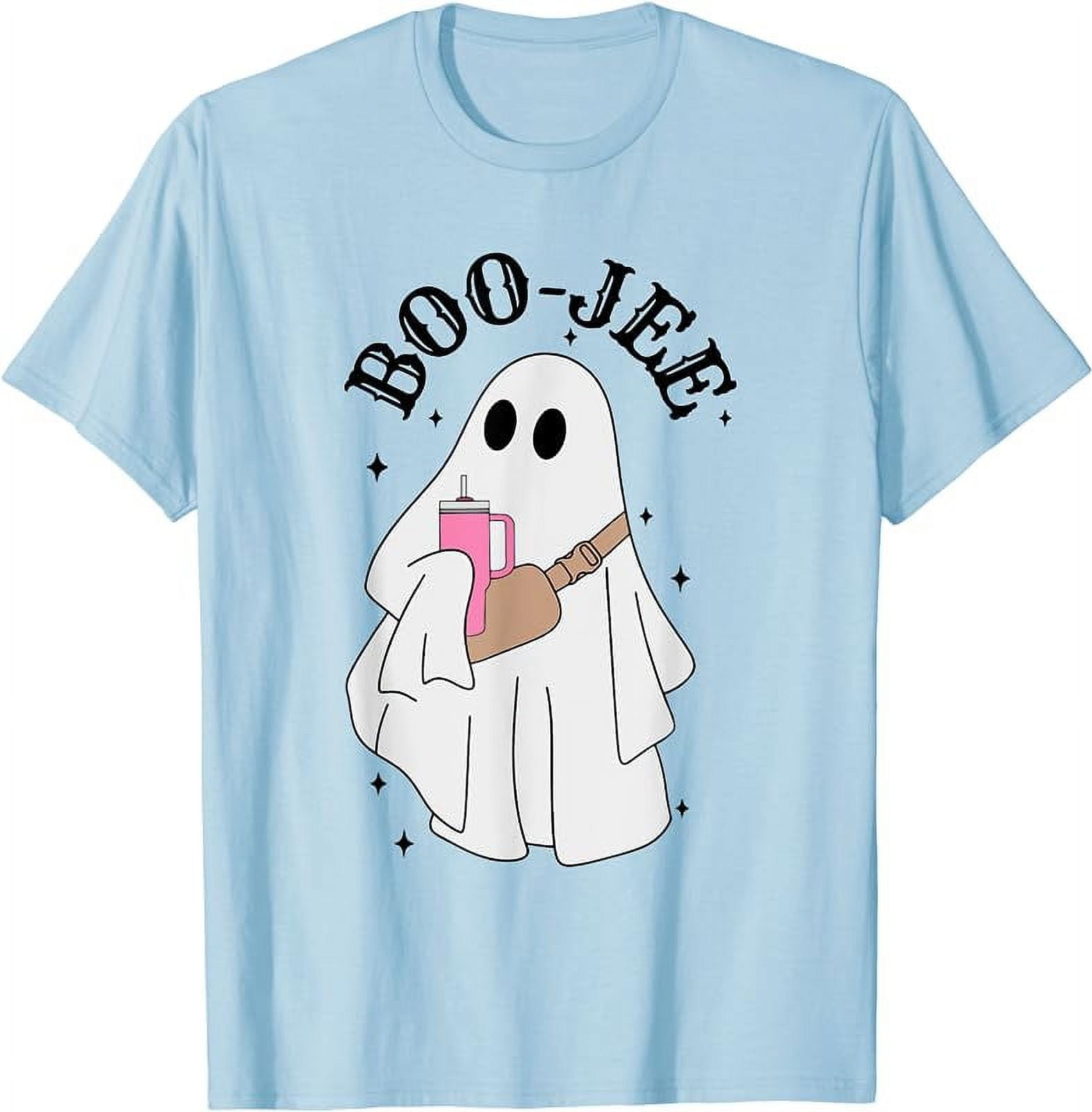 Spooky season cute Ghost Halloween costume Boujee Boo-Jee T-Shirt ...