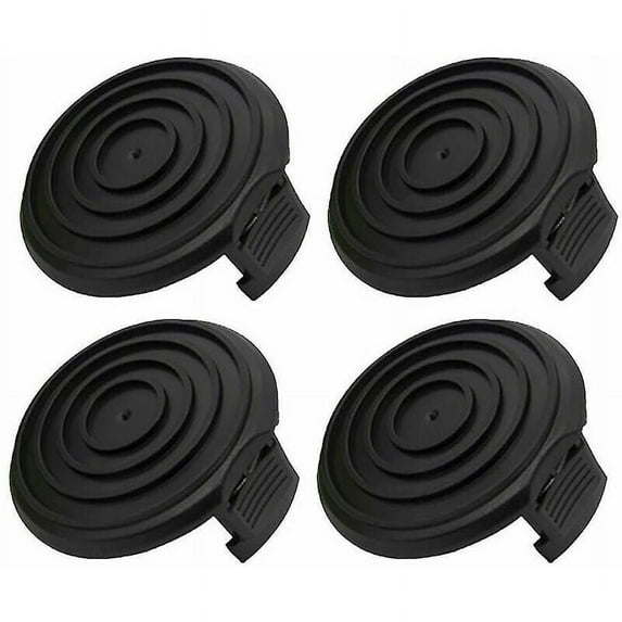 Spool Cap Cover for Auto Feed Trimmer, Versatile Compatibility with Worx WG184 WG168 WG190, Easy-to-install Replacement Spool Caps for Weed Eaters (Pack of 4)