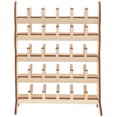 thumbnail image 1 of Spool Stand Braid Rack Organizer Hair Display Shelf Sewing Thread Holder Wooden, 1 of 13