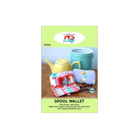 The Fat Quarter Gypsy Spool Wallet Ptrn