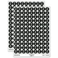 thumbnail image 1 of Spool of Thread Sewing 200+ Round Stickers - Black - Gloss Finish - 0.50" Size, 1 of 3
