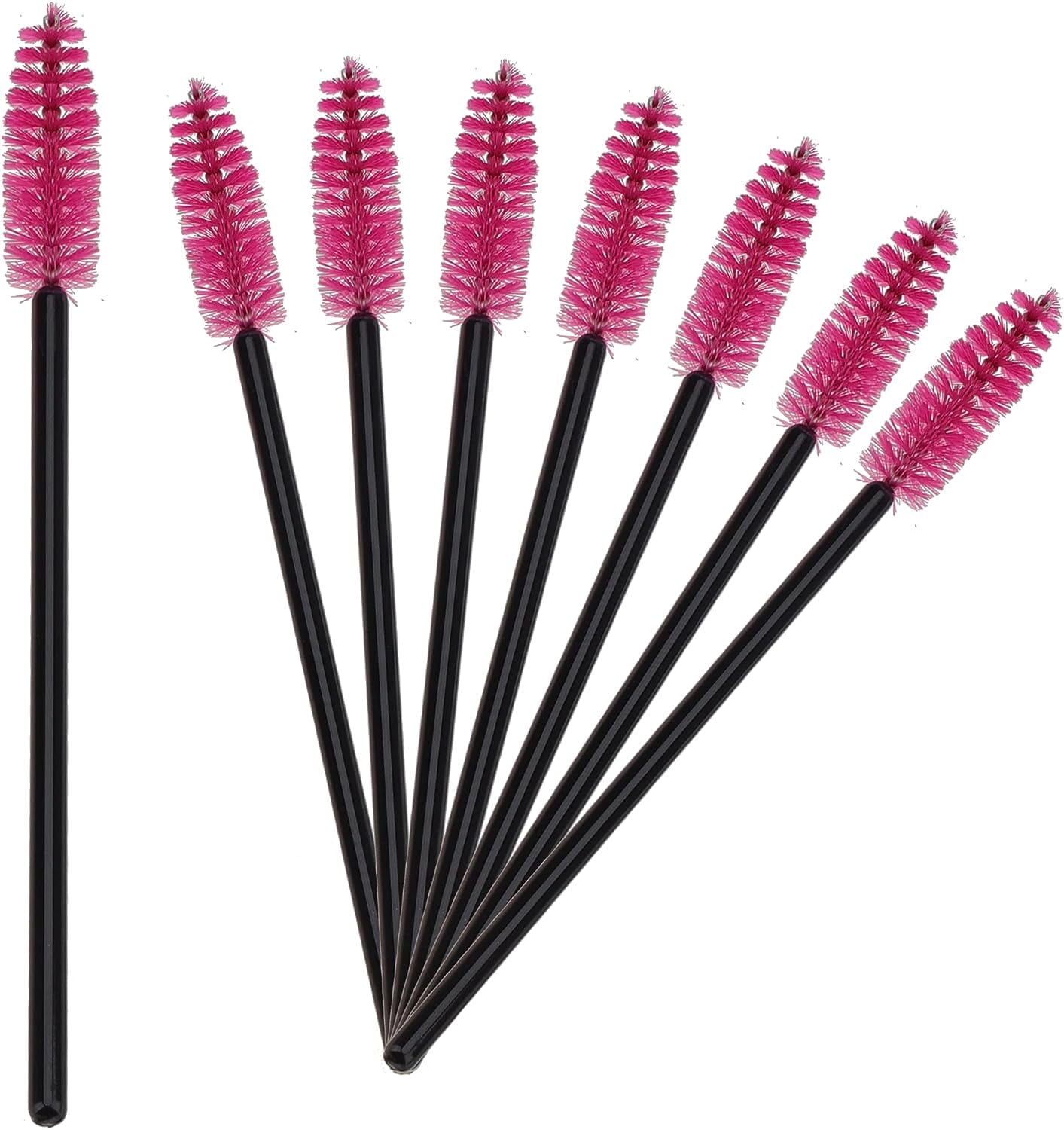 Spoolie Eyelash Disposable Pink Brush Extensions Mascara Wands Make Up