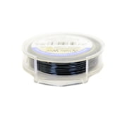 Spools 20 ft., hematite, 18 gauge, silver plated pack of 2