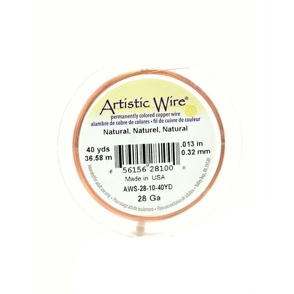 Spools 40 yd., natural, 28 gauge (pack of 4)