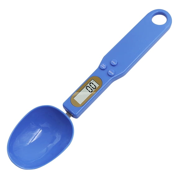 Spoon Digital Measuring Scale 500g 0.1g LCD, Light Blue