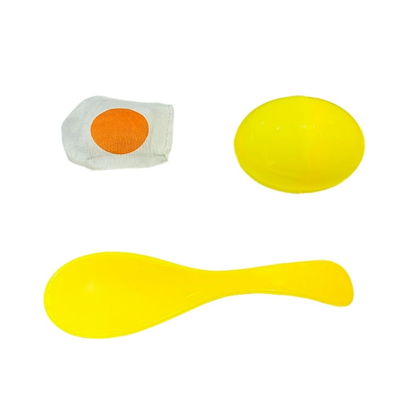 Spoon Egg Outdoor Game Set Multiple Colors, Develops Coordination, Ideal for Egg and Spoon Competitions, Fun for All Ages