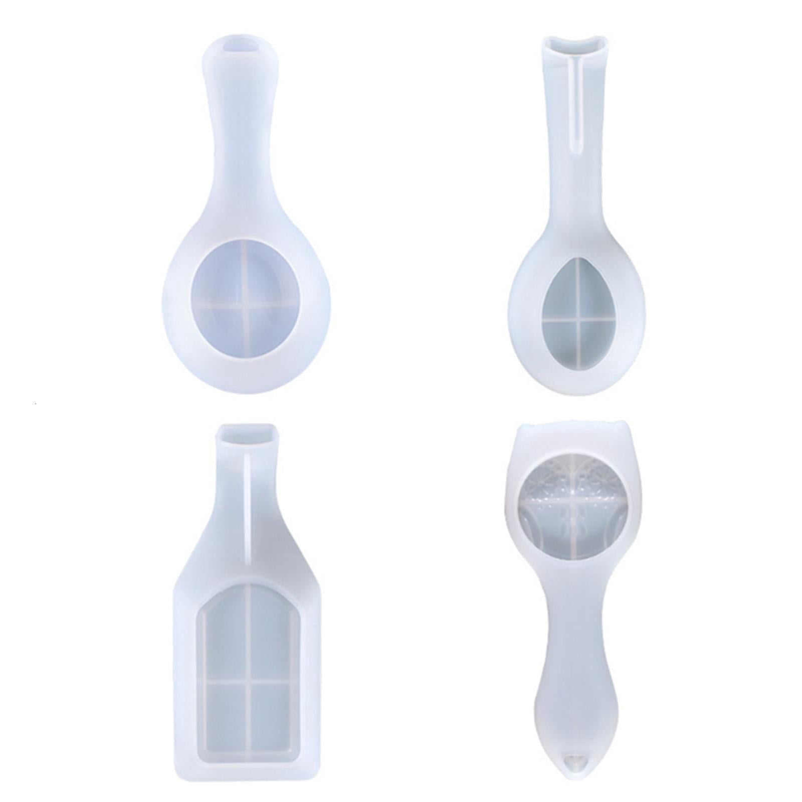 Spoon Holder Crystal Epoxy Mold Kitchen Utensil Rest Jewelry Holder Resin Silicone Fruit Candy Tray Casting Tools