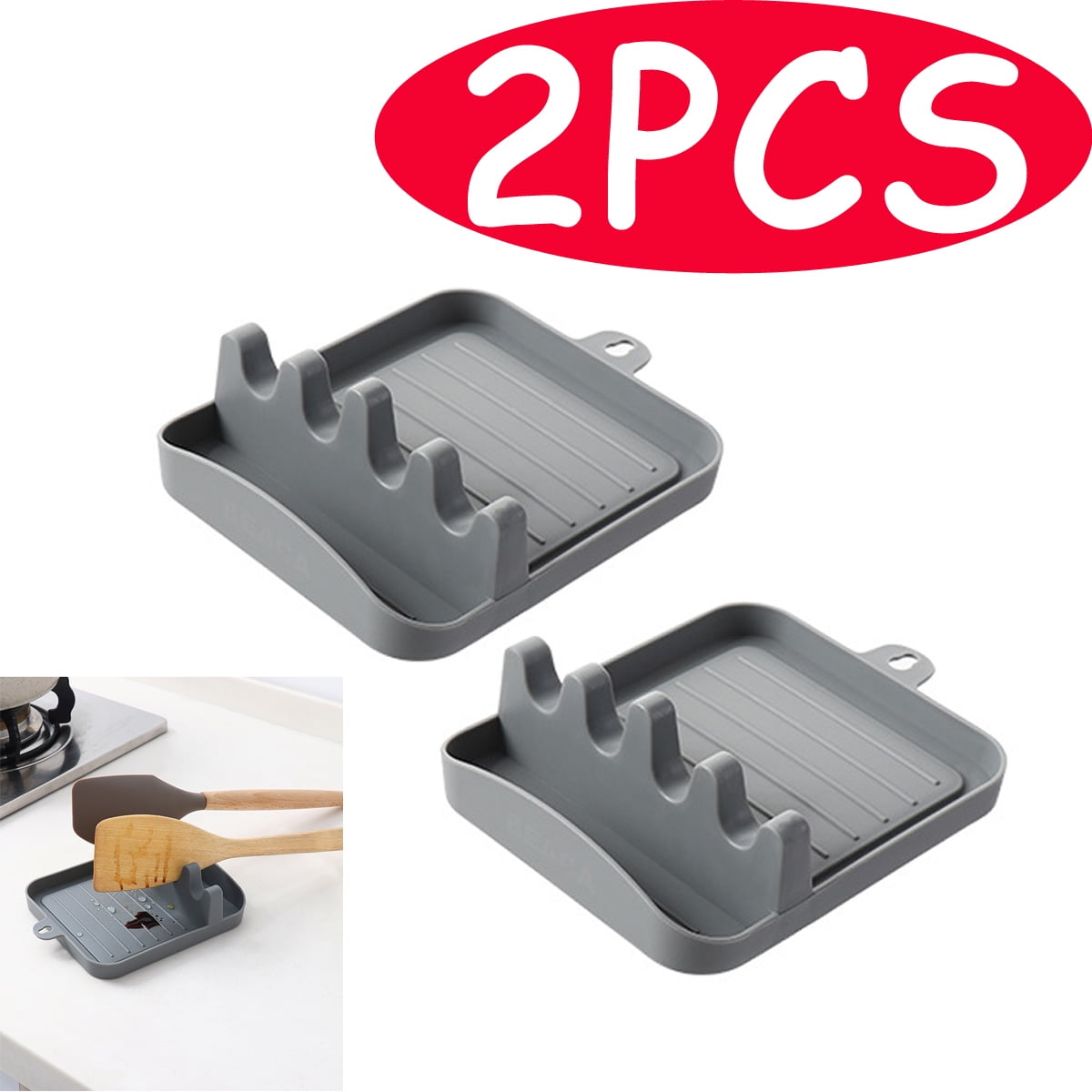 Spoon Rest Cutlery Rack for Kitchen Cooking HeatResistant Multipurpose